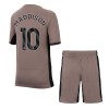 Original Trikotsatz Tottenham Hotspur Maddison 10 Ausweichtrikot 2023-24 Für Kinder